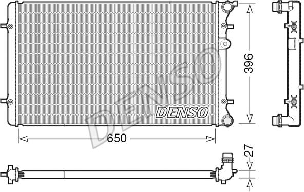 Wilmink Group WG1918827 - Radiator, engine cooling car-mod.net