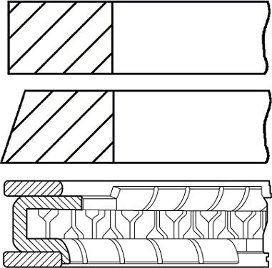 Wilmink Group WG1497390 - Piston Ring Kit car-mod.net