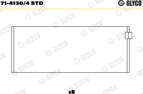 Wilmink Group WG1094464 - Conrod Bearing Set car-mod.net