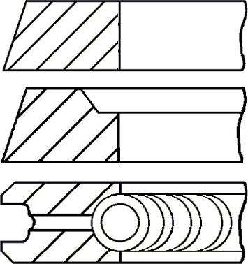 Goetze 0650180700 - Piston Ring Kit car-mod.net