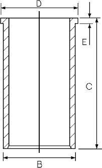 Wilmink Group WG1188081 - Cylinder Sleeve car-mod.net