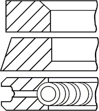 Goetze 0640521100 - Piston Ring Kit car-mod.net
