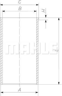 Wilmink Group WG1787962 - Cylinder Sleeve car-mod.net