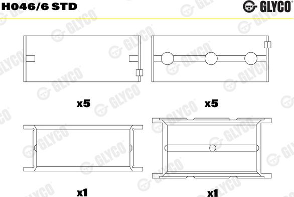 Wilmink Group WG1093113 - Crankshaft Bearing Set car-mod.net