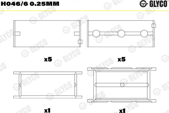 Wilmink Group WG1093112 - Crankshaft Bearing Set car-mod.net