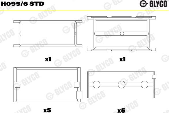 Wilmink Group WG1093134 - Crankshaft Bearing Set car-mod.net