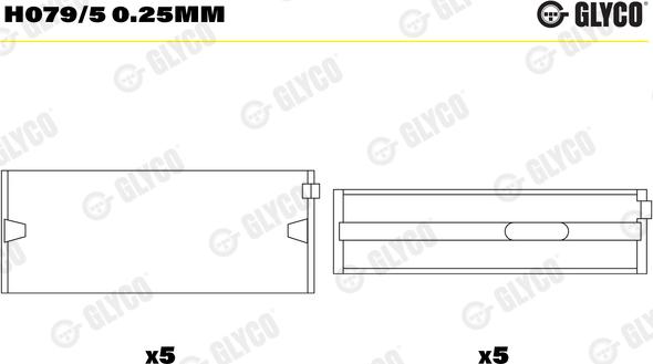 Wilmink Group WG1093127 - Crankshaft Bearing Set car-mod.net