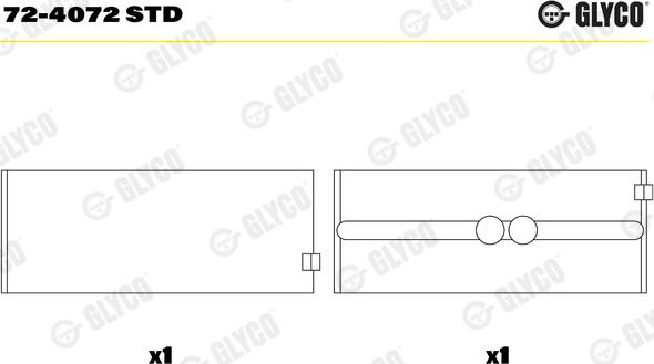Wilmink Group WG1093791 - Main Bearings, crankshaft car-mod.net