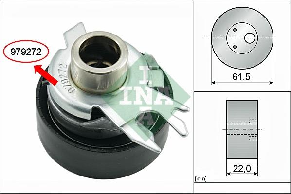 Wilmink Group WG1097444 - Tensioner Pulley, timing belt car-mod.net