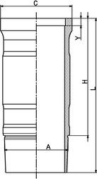 Wilmink Group WG1353761 - Cylinder Sleeve car-mod.net