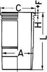 Wilmink Group WG1021658 - Cylinder Sleeve car-mod.net