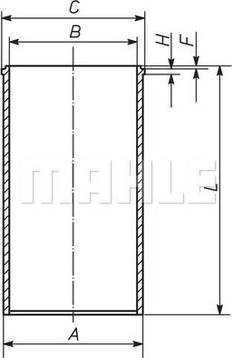 Wilmink Group WG1104688 - Cylinder Sleeve car-mod.net