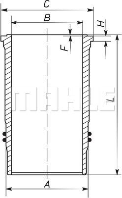 Wilmink Group WG1104142 - Cylinder Sleeve car-mod.net