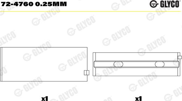 Wilmink Group WG1185857 - Main Bearings, crankshaft car-mod.net