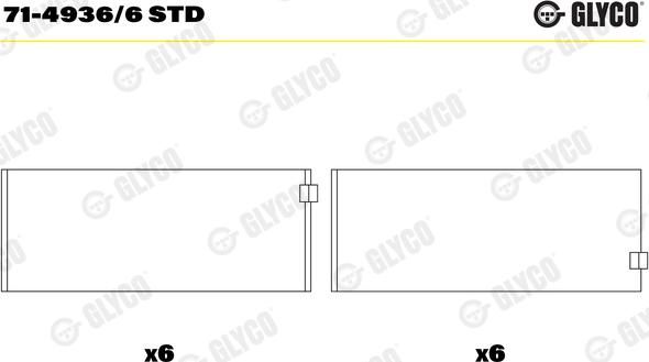 Wilmink Group WG1185800 - Conrod Bearing Set car-mod.net