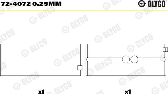 Wilmink Group WG1185824 - Main Bearings, crankshaft car-mod.net
