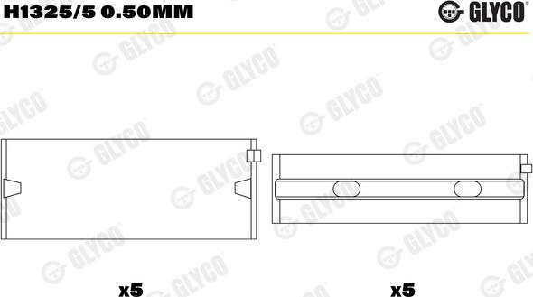Wilmink Group WG1186403 - Crankshaft Bearing Set car-mod.net