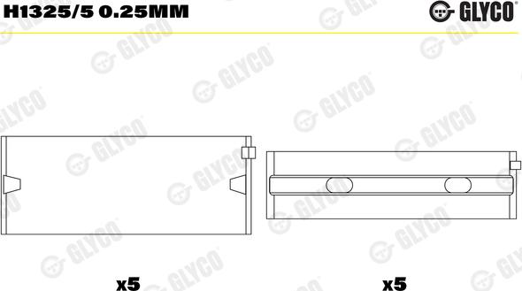 Wilmink Group WG1186402 - Crankshaft Bearing Set car-mod.net
