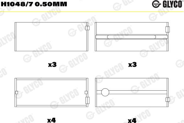 Wilmink Group WG1186120 - Crankshaft Bearing Set car-mod.net