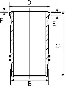 Wilmink Group WG1188249 - Cylinder Sleeve car-mod.net