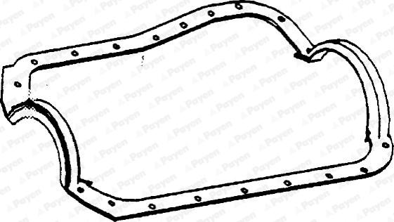 Wilmink Group WG1182350 - Gasket, oil sump car-mod.net