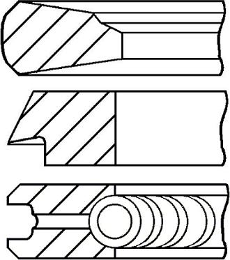Wilmink Group WG1187317 - Piston Ring Kit car-mod.net