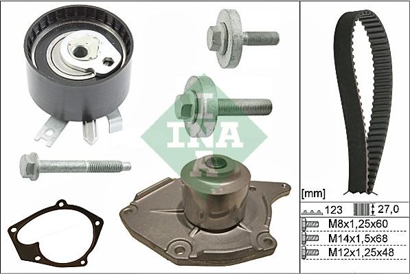 Wilmink Group WG1251423 - Water Pump & Timing Belt Set car-mod.net