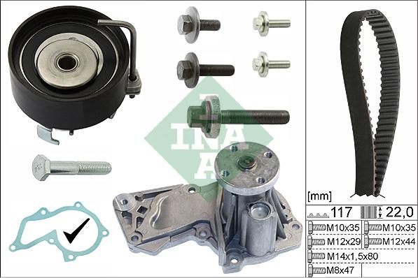 Wilmink Group WG1251886 - Water Pump & Timing Belt Set car-mod.net
