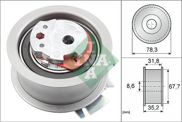 Wilmink Group WG1252455 - Tensioner Pulley, timing belt car-mod.net