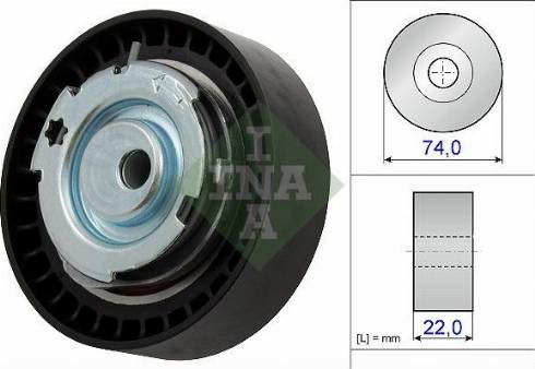 Wilmink Group WG1252663 - Tensioner Pulley, timing belt car-mod.net