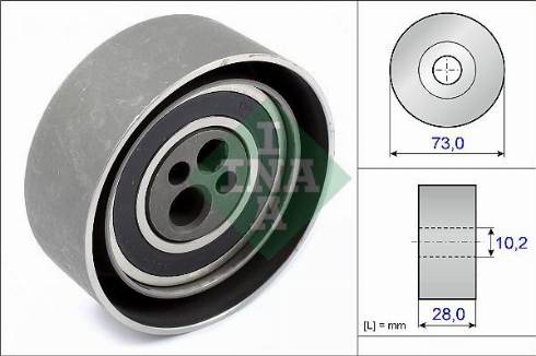 Wilmink Group WG1252111 - Tensioner Pulley, timing belt car-mod.net