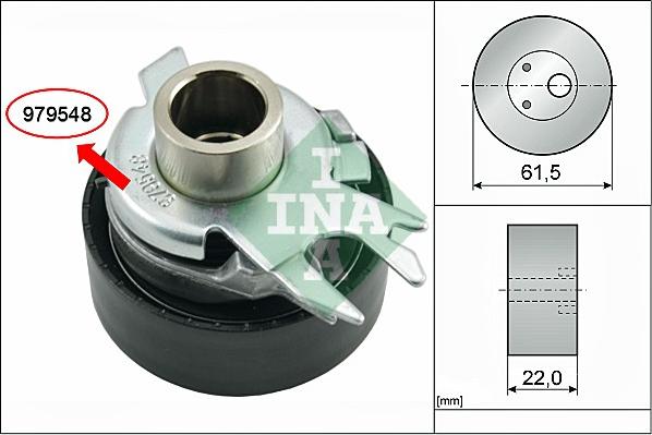 Wilmink Group WG1252389 - Tensioner Pulley, timing belt car-mod.net