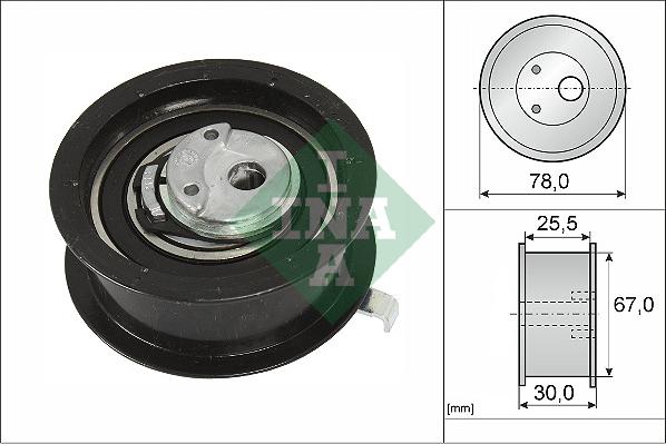 Wilmink Group WG1252251 - Tensioner Pulley, timing belt car-mod.net