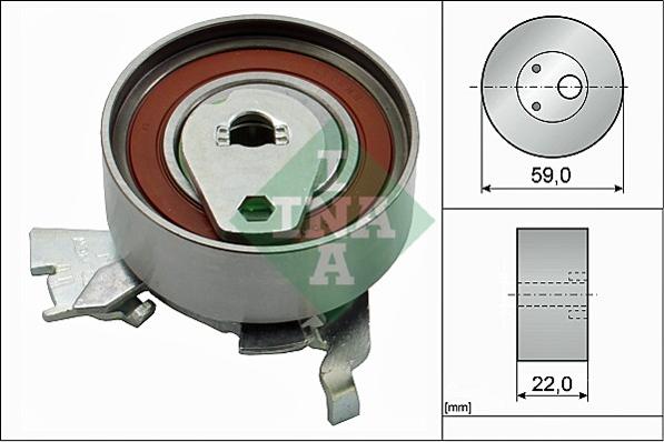 Wilmink Group WG1252264 - Tensioner Pulley, timing belt car-mod.net