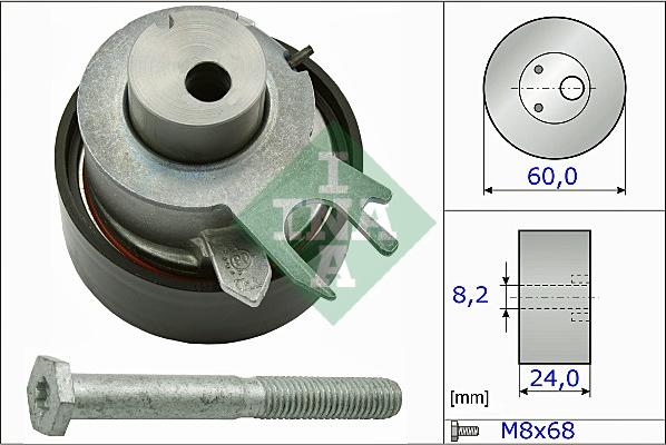 Wilmink Group WG1252280 - Tensioner Pulley, timing belt car-mod.net