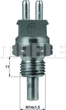 Wilmink Group WG1266026 - Coolant temperature Sensor car-mod.net