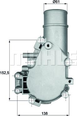Wilmink Group WG1217584 - Coolant thermostat / housing car-mod.net