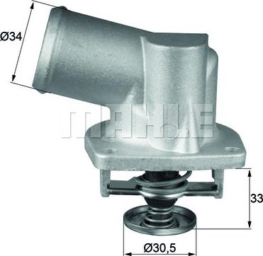 Wilmink Group WG1217581 - Coolant thermostat / housing car-mod.net