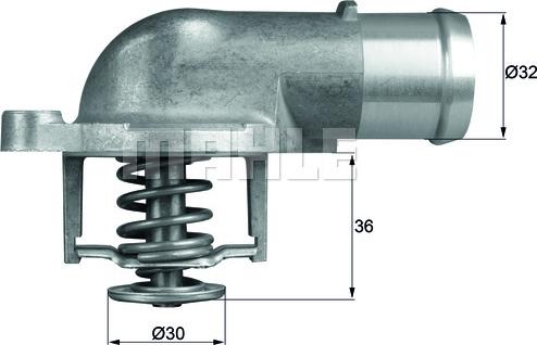 Wilmink Group WG1217650 - Coolant thermostat / housing car-mod.net