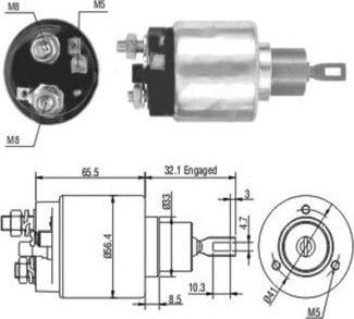 Wilmink Group WG1748208 - Solenoid Switch, starter car-mod.net