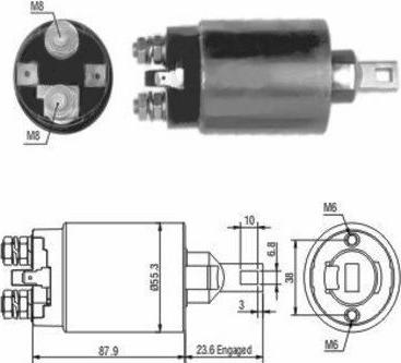 Wilmink Group WG1748231 - Solenoid Switch, starter car-mod.net