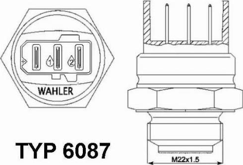 Wilmink Group WG1700195 - Temperature Switch, radiator / air conditioner fan car-mod.net
