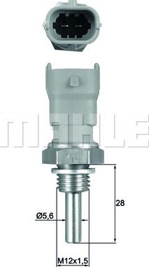 Wilmink Group WG1789653 - Coolant temperature Sensor car-mod.net