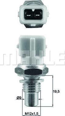 Wilmink Group WG1789660 - Coolant temperature Sensor car-mod.net