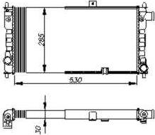 Wilmink Group WG1734677 - Radiator, engine cooling car-mod.net