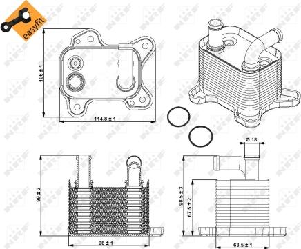Wilmink Group WG1720083 - Oil Cooler, automatic transmission car-mod.net