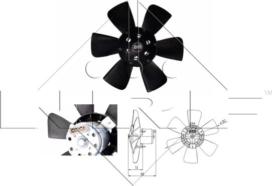 Wilmink Group WG1720352 - Fan, radiator car-mod.net