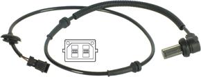 Wilmink Group WG1773837 - ABS sensor, wheel speed car-mod.net