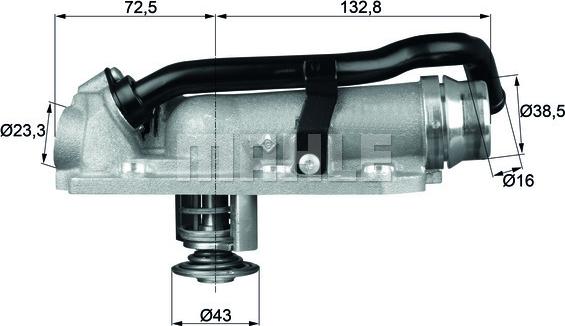 Wilmink Group WG2401458 - Coolant thermostat / housing car-mod.net