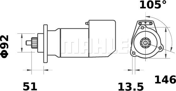 Wilmink Group WG2045290 - Starter car-mod.net